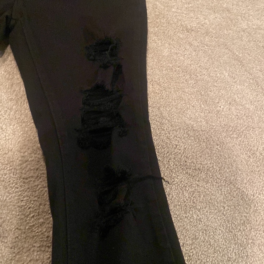 Just black size 27 BLack ripped jeans - Picture 6 of 8